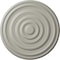 Ekena Millwork Carton Ceiling Medallion (For Canopies up to 2 5/8"), Hand-Painted Pot of Cream, 12 5/8"OD x 1"P CM13CAPCF - alternate 1